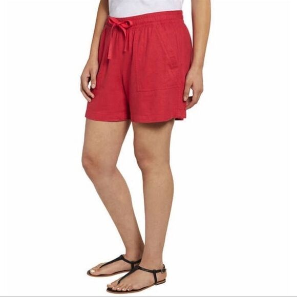 Nautica Ladies' Linen Blend Short 2 pair - Picture 5 of 14